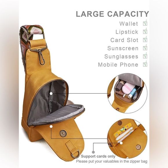 Boho Crossbody Purse Satchel - Picture 5 of 8